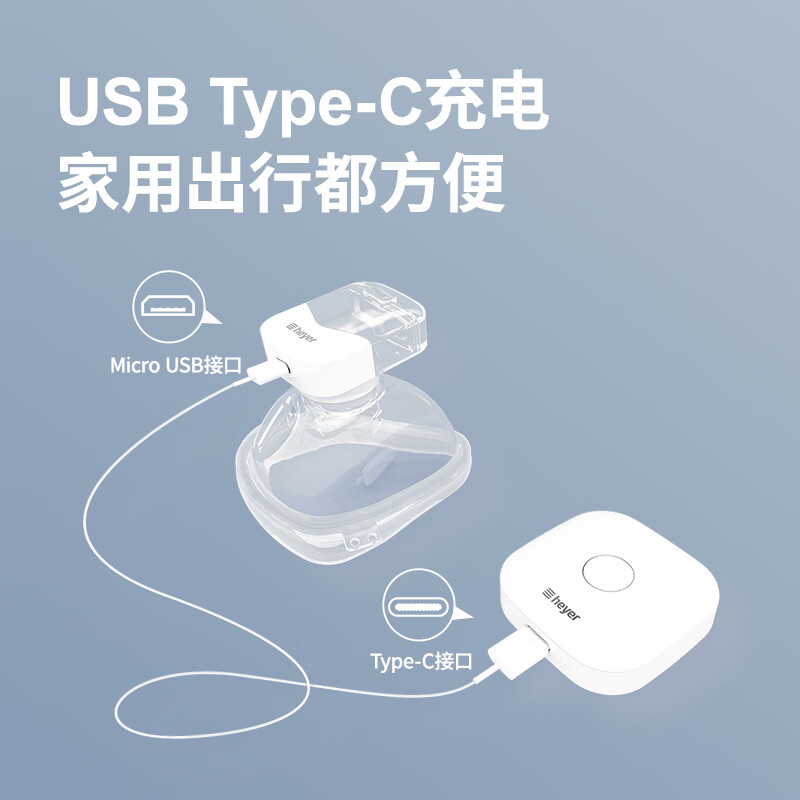 谊安(AEONMED)微网雾化器手持儿童家用医用老人用吸入药便携款雾化机 新一代微网脖挂雾化器(解放双手)