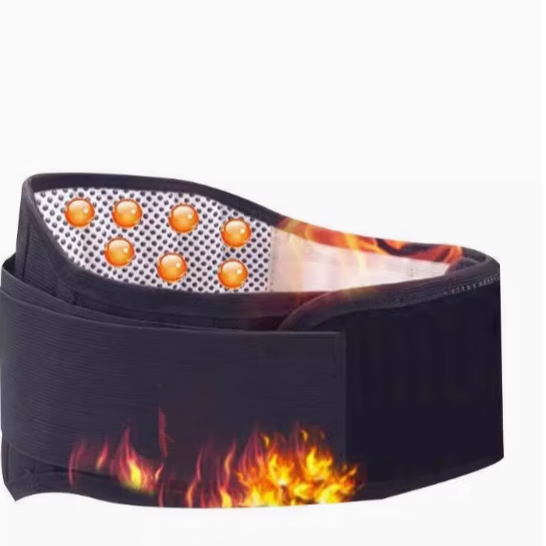 四季通用实用矫正身姿带钢板护腰带男女士腰部专用自发热保暖磁 【颜色随机】 M,1个