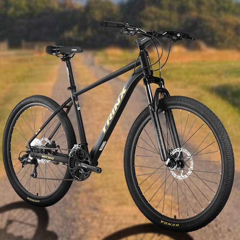 千里達（TRINX）MA360雙碟剎禧瑪諾變速越野學(xué)生通勤休閑山地車(chē)自行車(chē)M116 MA360-啞灰黑（藍圖變速） 26寸輪組*17車(chē)架