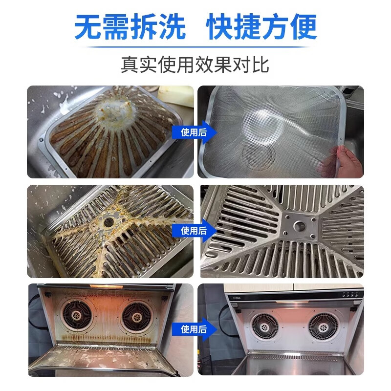 ZOZX德国品质油污净厨房重油污清洁剂抽油烟机清洗剂强力去除油渍污渍 【1瓶带喷头】泡沫款