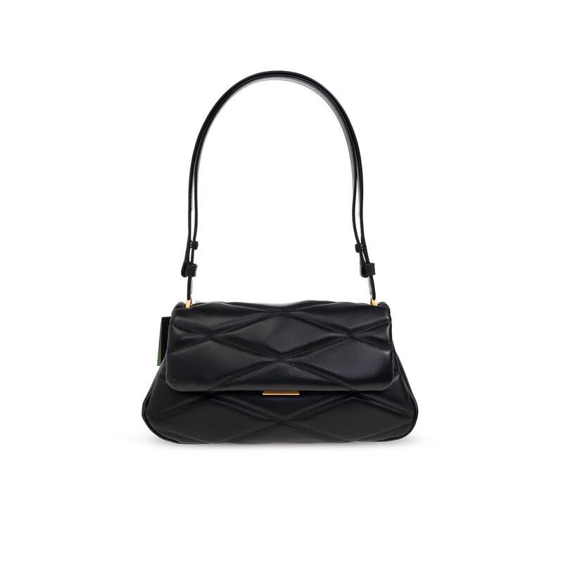 凱特絲蓓（KATE SPADE）七夕禮物女式輕奢金標托特包簡(jiǎn)約大容量通勤手提包 黑色 TU