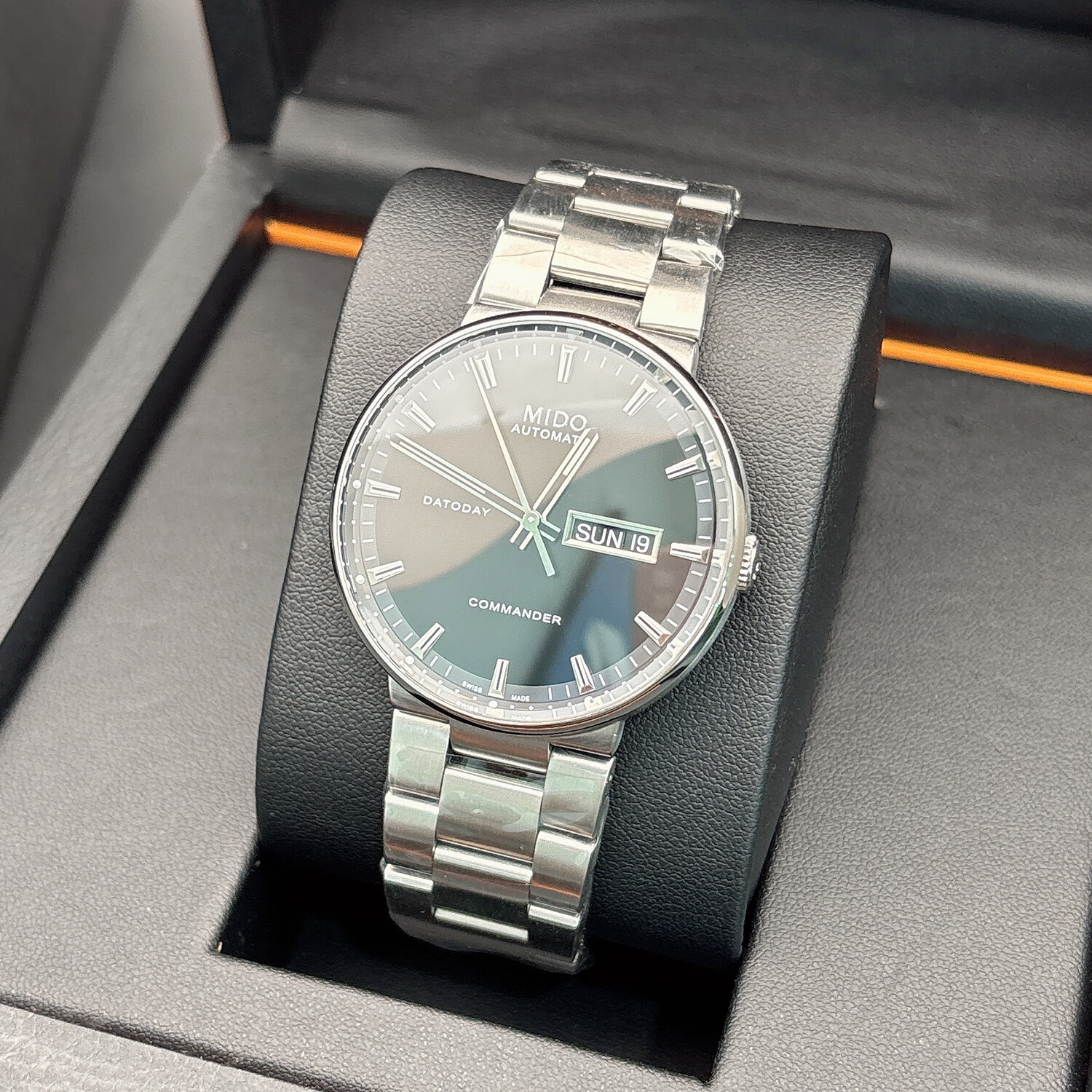 【二手99新】美度手表MIDO贝伦赛丽系列自动机械表男表 M014.430.11.051.00指挥官黑盘40