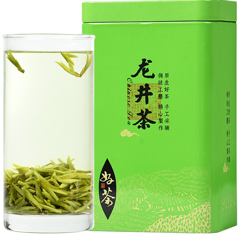 好茶农 茶叶2024龙井茶新茶125g罐装大佛茶龙井春茶浙江龙井茶