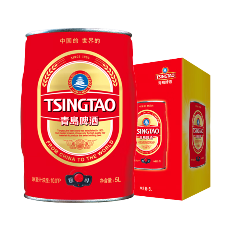 �ൺơ�� TsingTao ��ˬ���� ���� ���Ͱ 5L*1Ͱ 87.48Ԫ