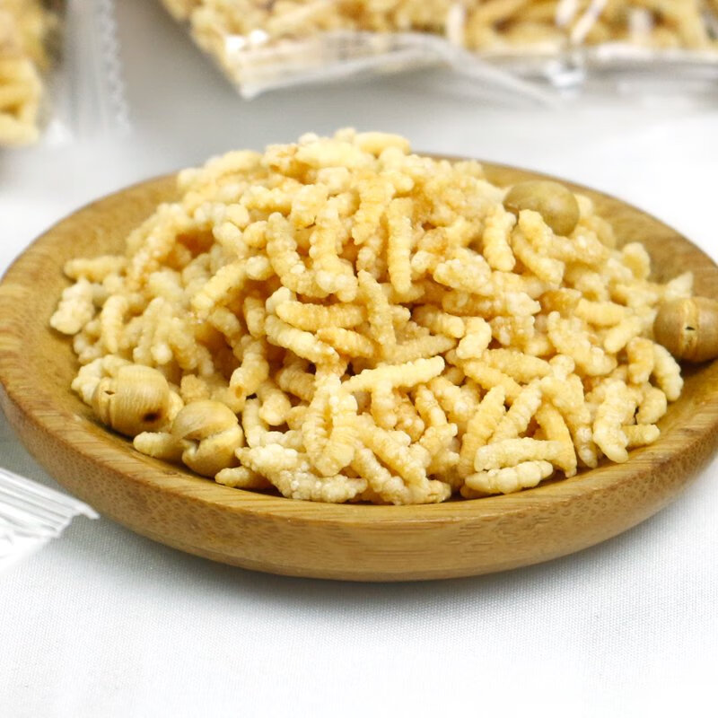 家樂炒米泰國風(fēng)味湖南特產(chǎn)原味甜味休閑小包裝炒貨小零食膨化 原味500g(約30小包)