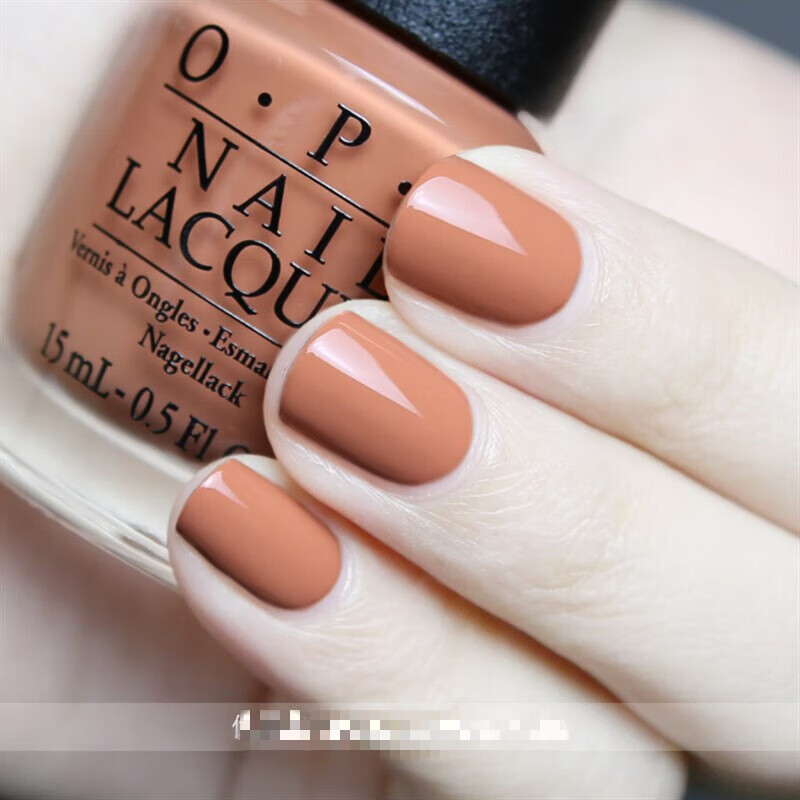 OPI指甲油2025年流行新款 裸色系女腳磨砂顯白夏天免烤快干持久 黃棕色 小瓶 1件