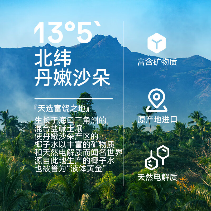RA.BURI泰国进口100%椰子水饮料原浆纯果汁天然椰汁水补水电解质送礼礼盒 泰国100%椰子水246ml*8 【热卖爆款】日期新鲜