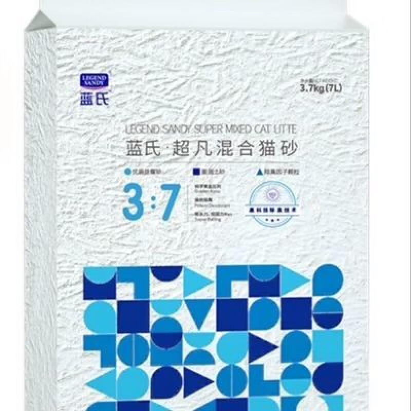 LEGENDSANDY【送貨上門(mén)】LEGENDSANDY藍氏混合貓砂天然豌豆豆腐貓砂無(wú)塵 3700g