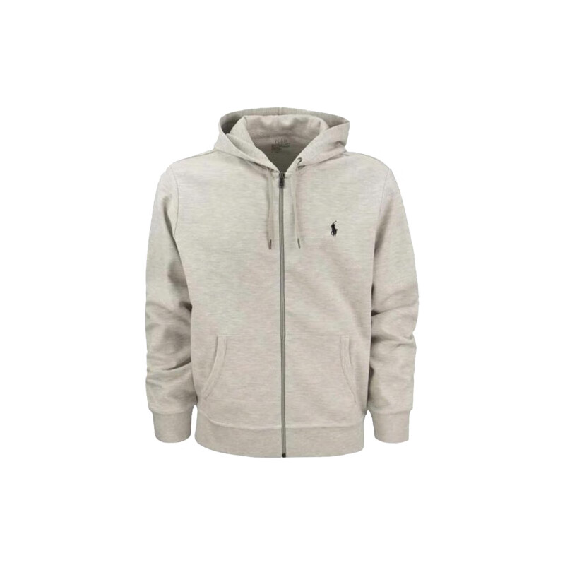RALPH LAUREN 拉夫劳伦新款潮流休闲送男友男士连帽卫衣 710888282003 灰色 M父亲节送礼