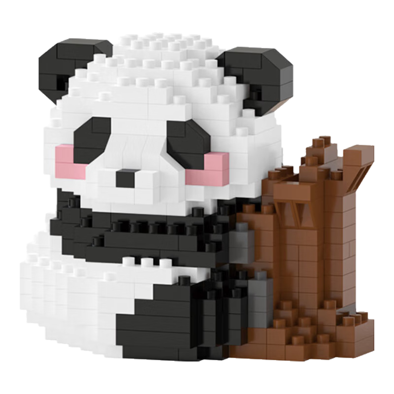 淼焱兼容乐高积木拼装熊猫公仔盲盒积木6-12岁儿童玩具女孩生日礼物