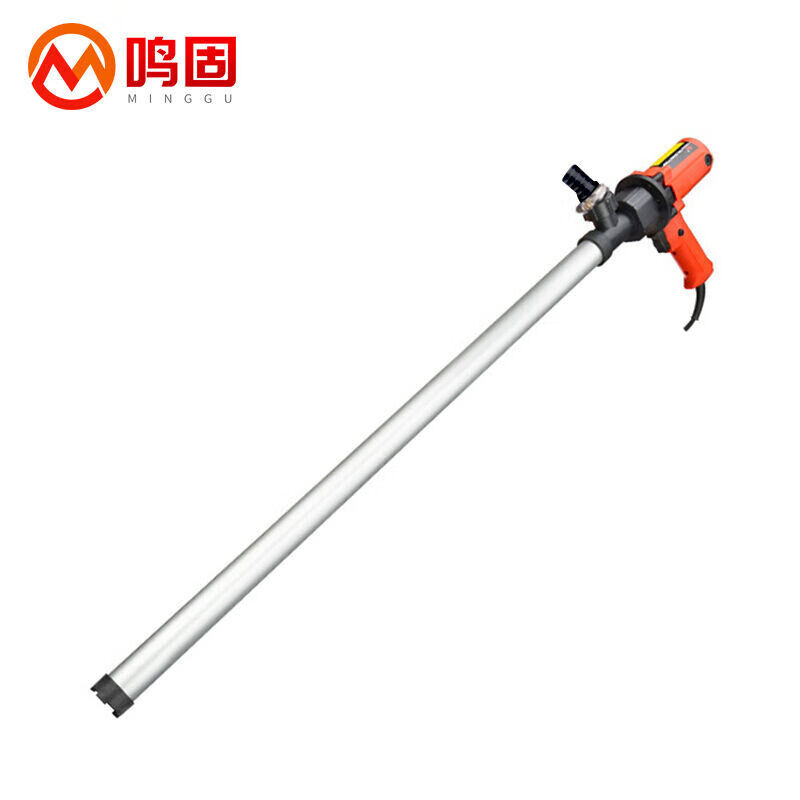 鳴固電動(dòng)抽油泵手提式大功率油桶泵220V柴油泵抽油器加油泵加油機 1300W鋁合金