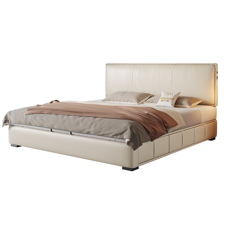 ��ɳ������������Ƥ��1��8˫�˴����Ҵ��ﴲ������ͷС���͵��˴�8402CP ��15CM��ľ�ŹǼܡ����� ��ܽṹ1500mm*2000mm 1828.52Ԫ(������)