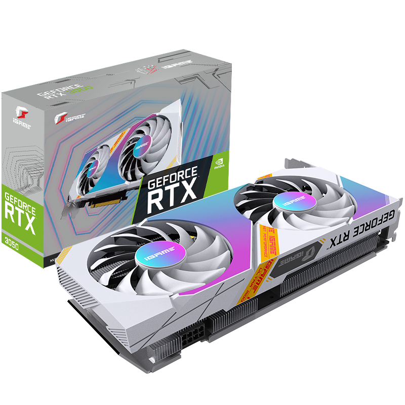 七彩虹（Colorful）iGame GeForce RTX 3050 Ultra W DUO OC 8G 1822Mhz 电竞游戏显卡 1999元
