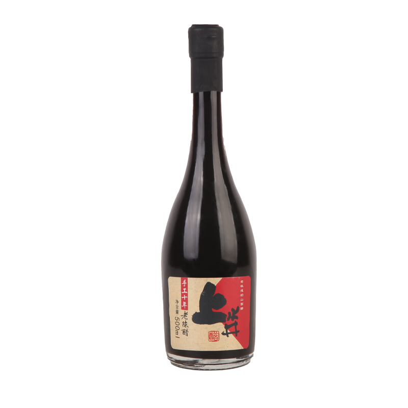上水井 醋 山西特產(chǎn) 窖藏6度手工十年老陳醋拌面調味品 500ml