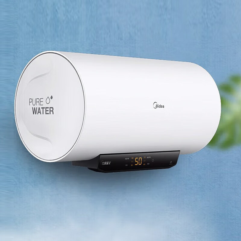 美的电热水器家用60升/50升储水式2200W速热省电 保温 极地白 F6022-M3(H)白色 60L F6022-M