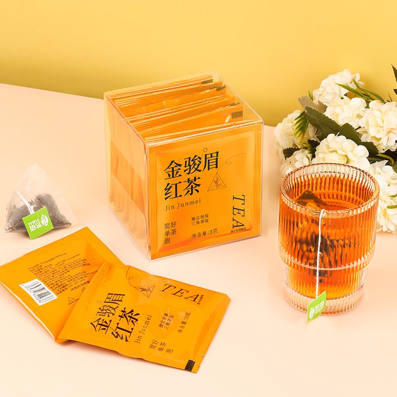 藝佰金駿眉紅茶茶包武夷山茶葉獨(dú)立茶包小袋袋泡茶自飲辦公酒店下午茶 10包 獨(dú)立小袋1盒