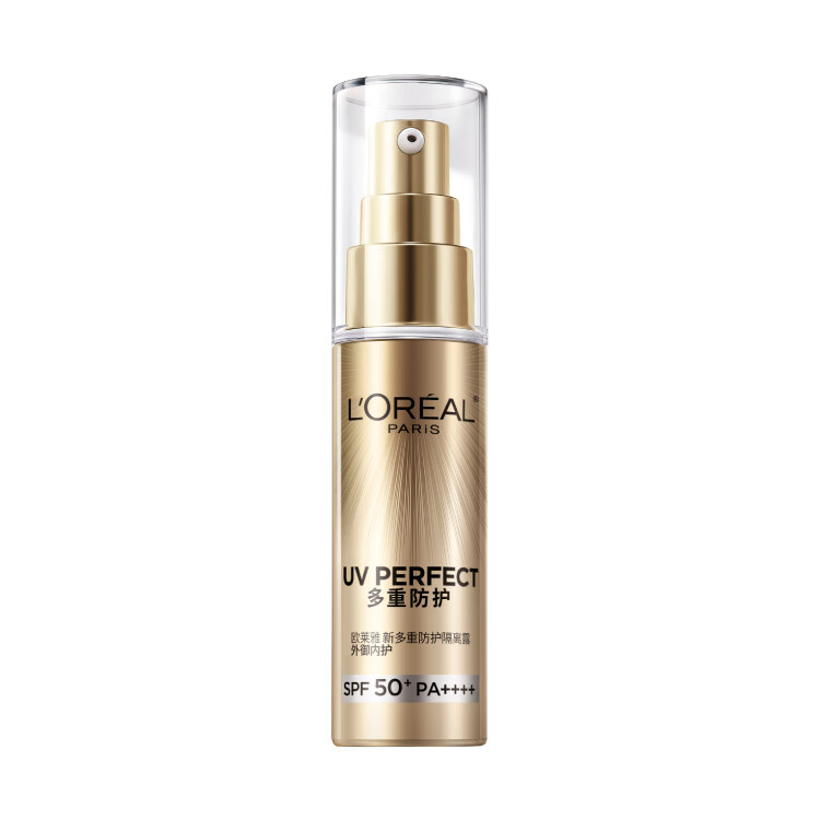 欧莱雅（LOREAL） 【屈臣氏】欧莱雅多重防护防晒隔离户外清爽 新小金管 30ml