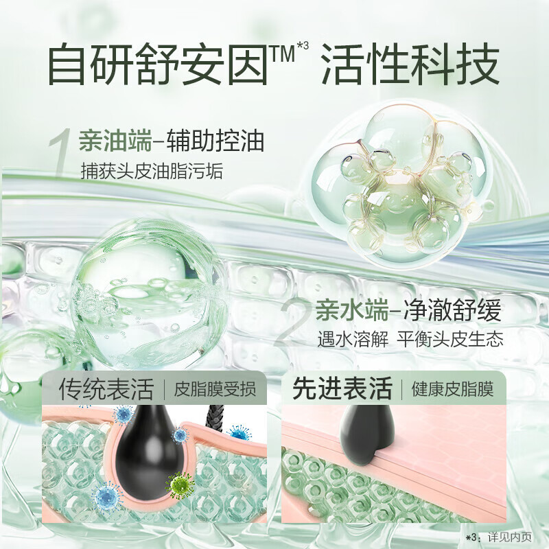 阿道夫植物香氛洗发水沐浴露套装 洗护套装控油去屑洗头膏男女 控油洗发水400ml+洗发水400ml 天然香