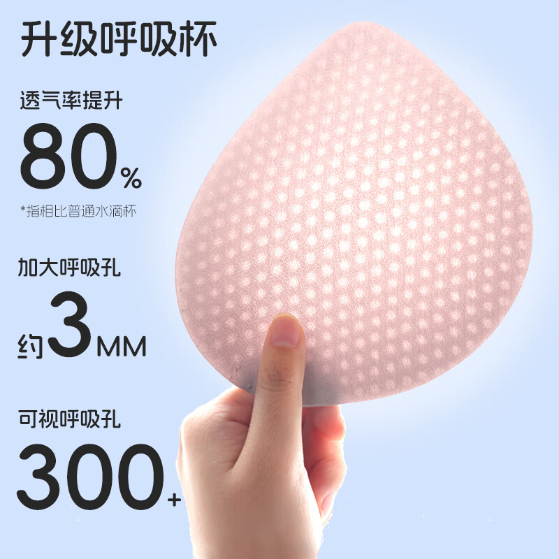 古今内衣小胸聚拢软支撑收副乳防下垂洞洞杯夏季薄款美背文胸 新肤色 【隐形无痕】 M (适合90-105斤)