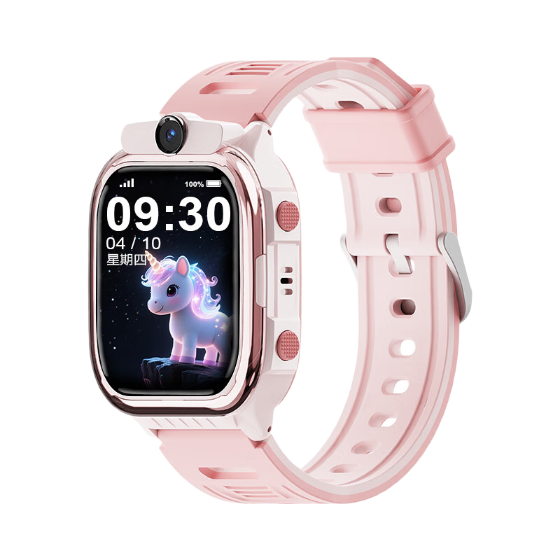 联想（Lenovo）Q1儿童电话手表 高清视频通话拍照4G全网通 耐摔防水GPS精准定位男女孩学生智能儿童手表 粉色-XFQ