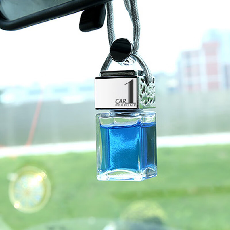香百年車(chē)載香水掛件懸掛式汽車(chē)香水瓶精油香薰吊墜車(chē)內用掛飾持久 優(yōu)雅檀香