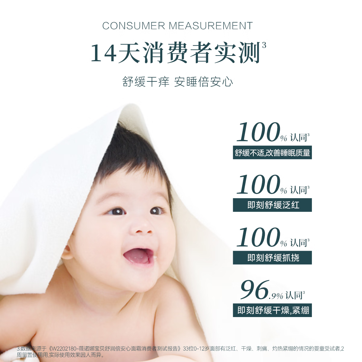 薇诺娜宝贝舒润倍安心面霜 0岁+婴幼保湿霜舒缓干痒红儿童面霜 【0岁+适用】安心面霜15g