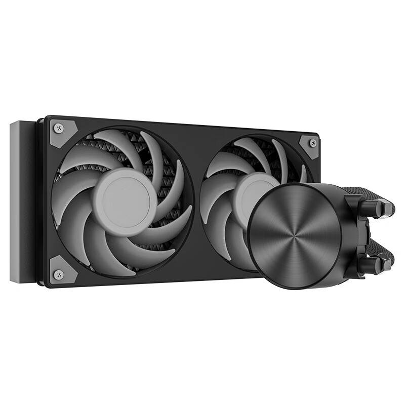 ID-COOLINGF/360臺(tái)式電腦CPU水冷散熱器無(wú)光風(fēng)扇 FROSTFLOW AD 240