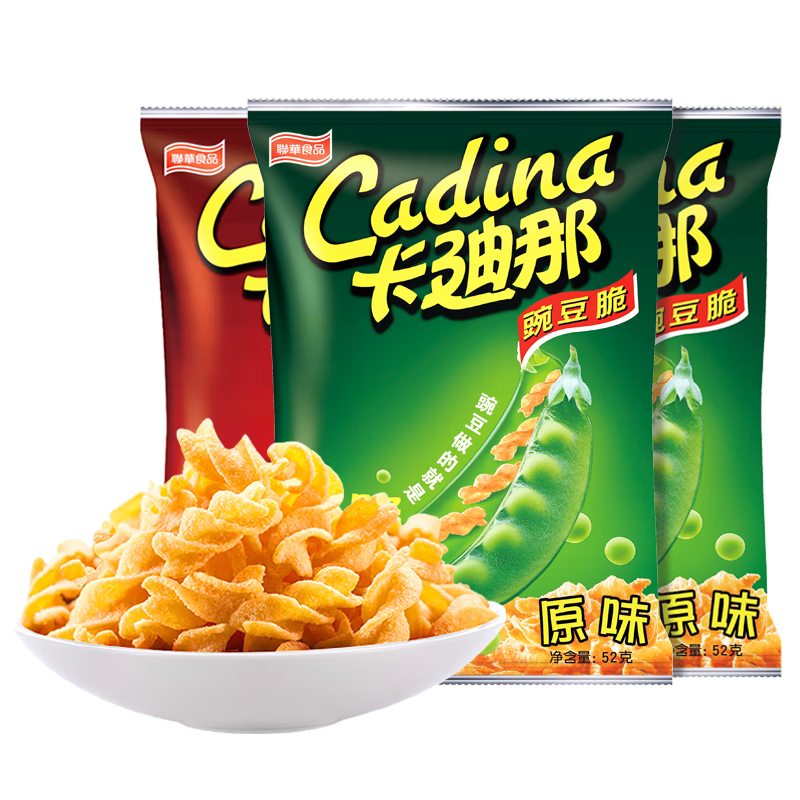 �����ǣ�cadina���㶹�� ��ԭζ2��+��ζ1����52g*3�� ��ϰ� ������ʳ ��ʳƷ