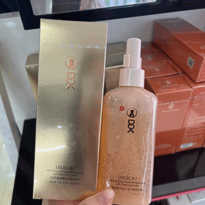 DDK红参洁面泡沫洗面奶深层清洁毛孔控油皮男女洁面乳 2瓶