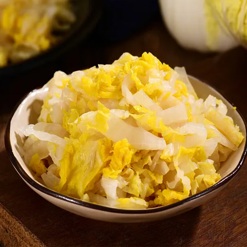 对鼎牛酸菜丝300g正宗农家自制酸白菜炖肉饺子包子腌制泡菜下饭菜 东北酸菜300g袋