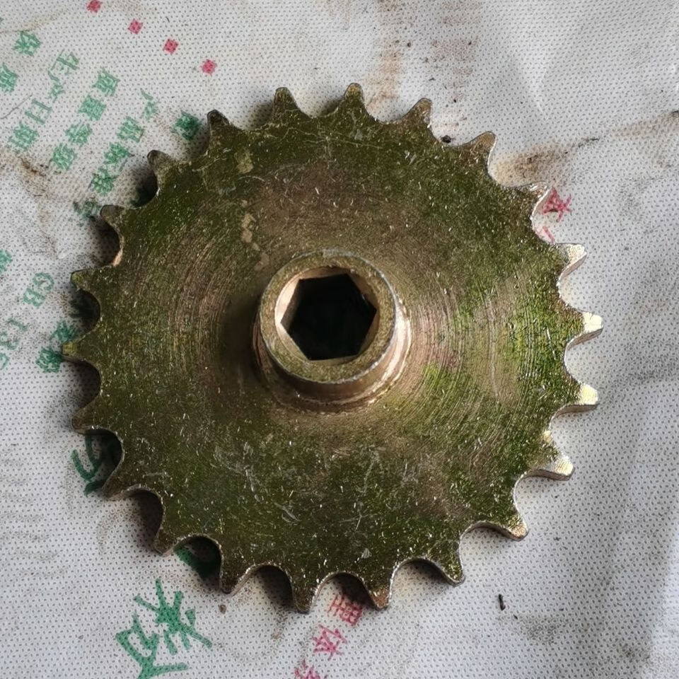 播种机配件齿轮12a链轮六分齿轮内径 16 1718 20六方都有支持定制 16