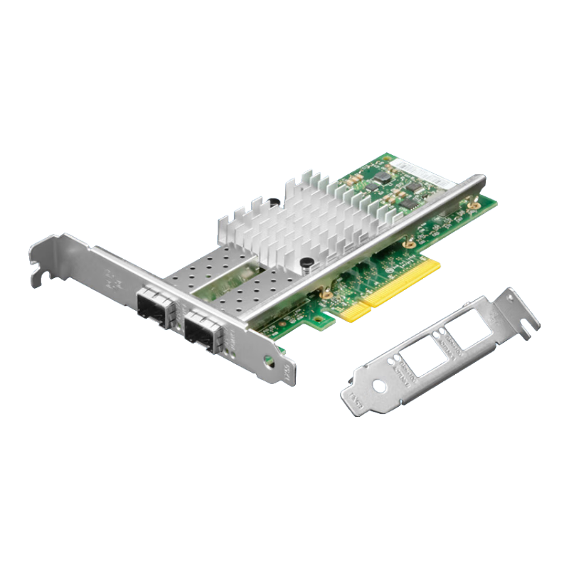 ����10G����˫�ڹ�������X520-DA2 intel82599оƬPCI-E X8 SFP+��ڷ�������������������BY-X520-DA2