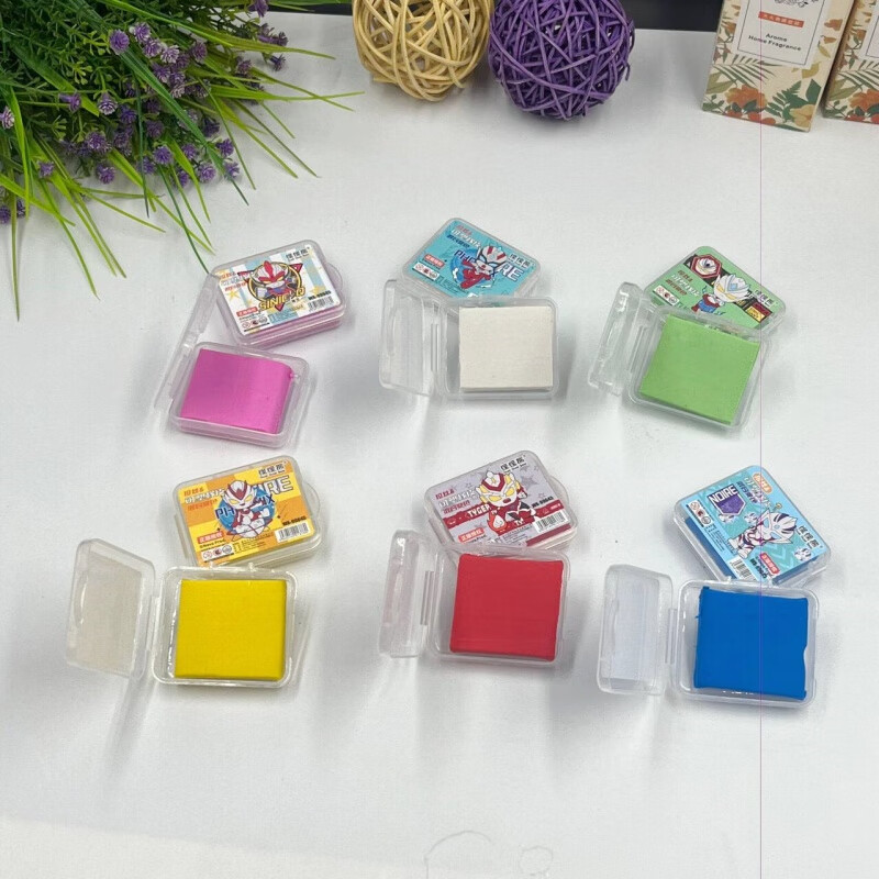 溥畔奥特曼橡皮泥奥特曼混合变色橡皮擦盒装可塑橡皮擦拉丝素描绘画