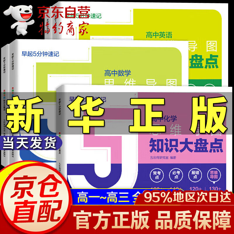 【官方自营-京仓直配】高中知识大盘点思维导图早起5分钟速记 名师高中知识导图 高中思维导图张雪峰2025新版数学 知识通高中高考基础知识复习难点通用必背知识点汇总 高一高二高三语文数学英语物理化学 【