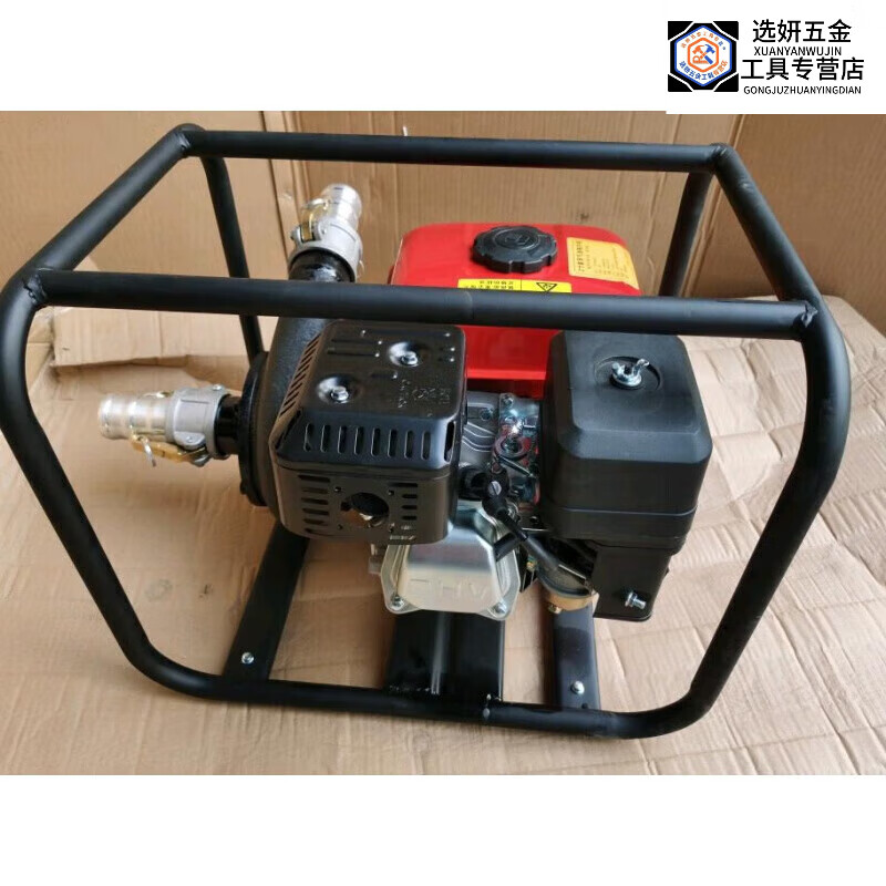 何佳功小型抽沙机 2寸汽油抽沙机 户外探矿 家用抽沙抽於抽水机声音小