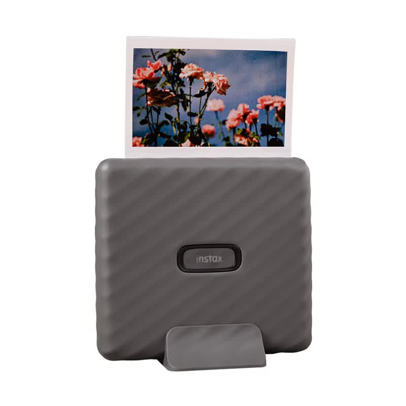 富士（FUJIFILM）【清凉出游季】instax link wide（送20张相纸）一次成像宽幅手机照片打印机便携出行情人节礼物 【link wide手机照片打印机-黑色】 相纸套餐【打印机+20张彩虹相纸】