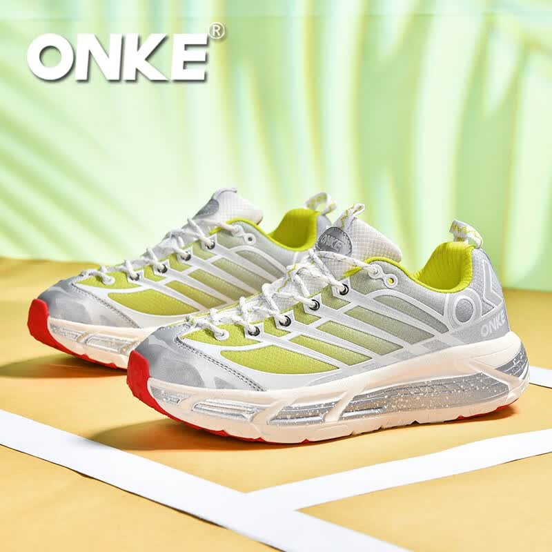ONKE德国欧克户外运动休闲鞋男鞋经典复古轻盈防滑耐磨情侣跑步鞋女鞋 极光绿 敖丙 43