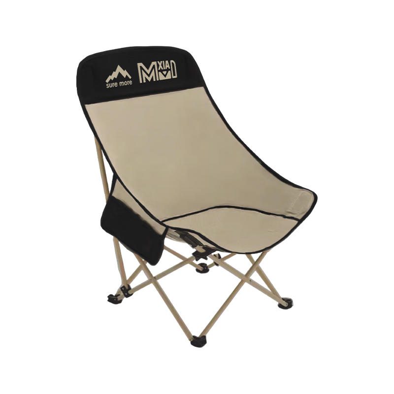 小魔户外折叠椅露营椅子便携躺椅加高月亮椅户外露营装备折叠钓鱼凳