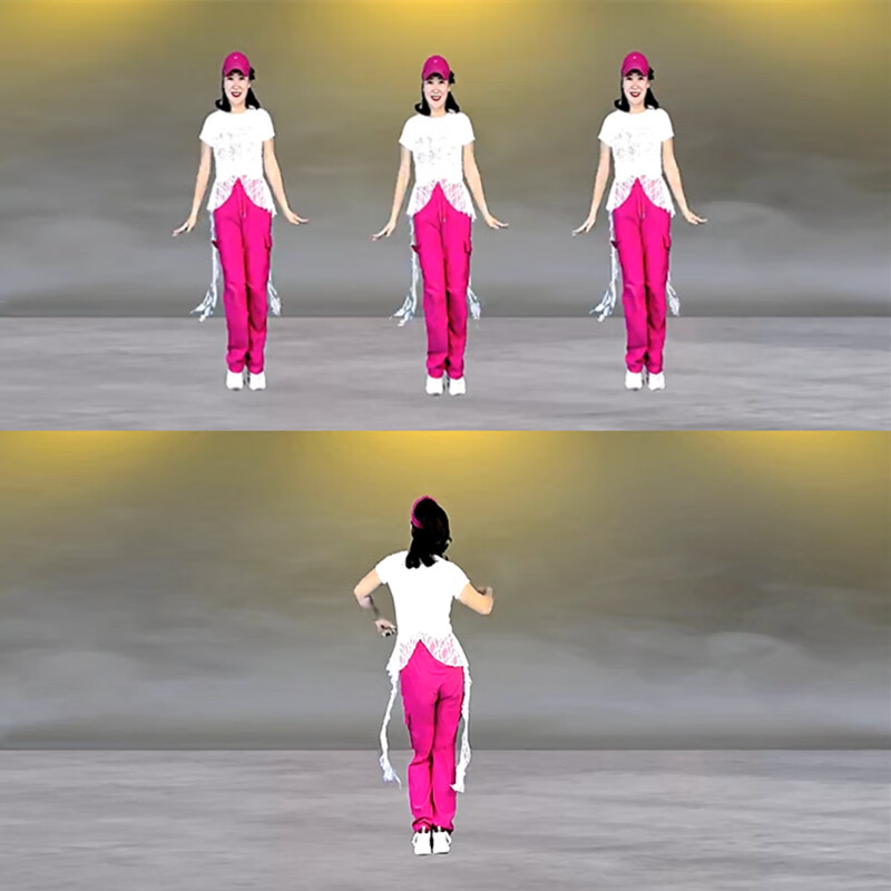 广场舞u盘mp4视频正反面带教学流行舞曲优盘中老年健身舞曲 240首广场舞教学+150健身操-32G
