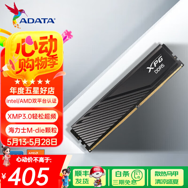���� DDR5�ڴ��� C3016G 6000MHz����ɫ