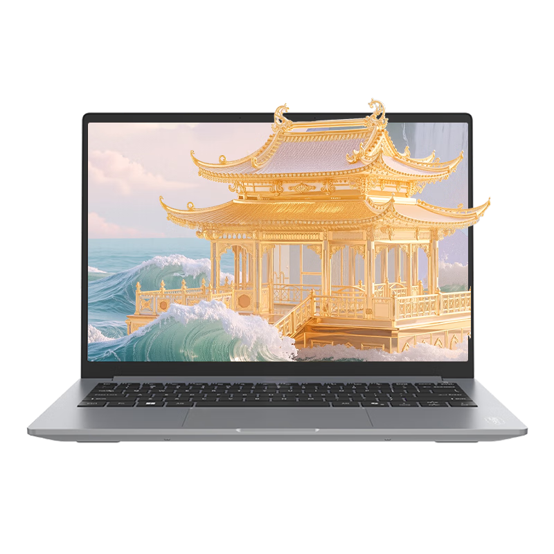 联想 瑞天笔记本电脑 14英寸(锐龙R7 8745HS 16G DDR5 512G SSD) 商务办公学生轻薄本 银空灰