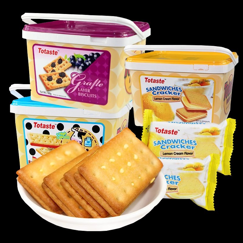 Totaste土斯檸檬味夾心餅干年貨禮盒禮品零食牛奶餅小點(diǎn)心伴手禮 Totaste餅干混合三盒
