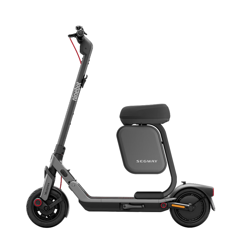 九號（Ninebot）電動滑板車成年人兩輪代步折疊便攜式智能減震避震防滑穩(wěn)定全新第三代滑板車E3+箱包座椅套裝