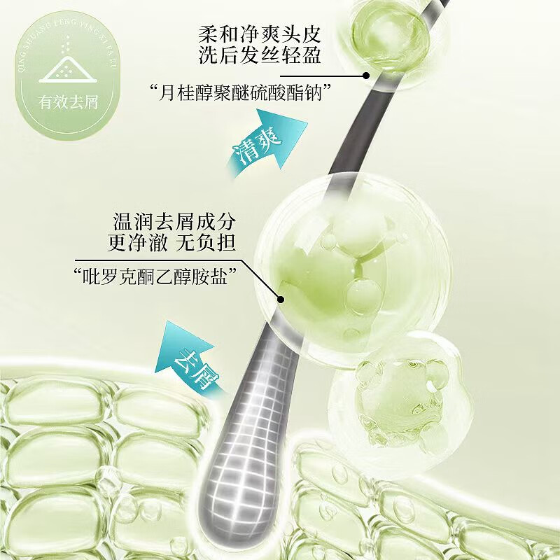 十月天使准孕妇洗发水清爽丰盈洗发露无硅油配方净爽头皮妈妈专用夏季洗发 清爽丰盈洗发水【450克】