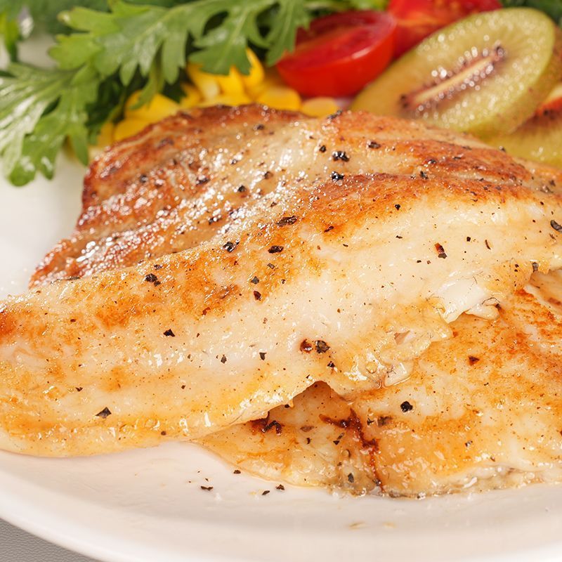 顶吉渔鱼排低脂高蛋白罗非新鲜无骨腌制鱼片正品儿童懒人健身轻食 黑椒5包+蒜香5包【90gX10包】