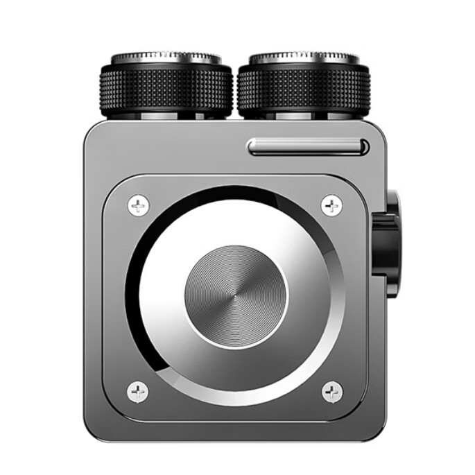 月鹰(MOONHAWK)金属胡子剃须刀磁吸双刀头合金机身电动正品剃须刀男士电动剃须刀便携双刀头 MH002 全金属机身 普通包装