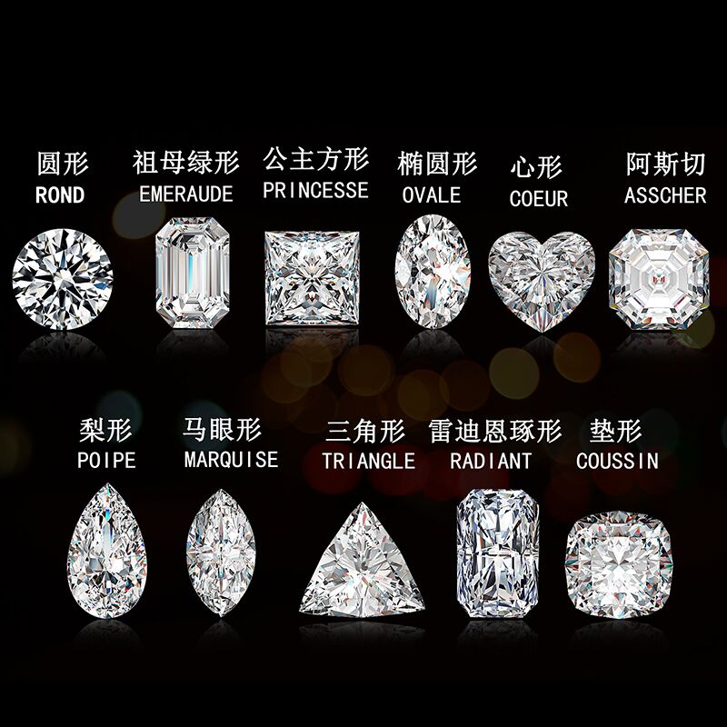 培育钻石戒指河南人工钻石人造钻石裸钻hpht d色vs净度3exigi证书定金