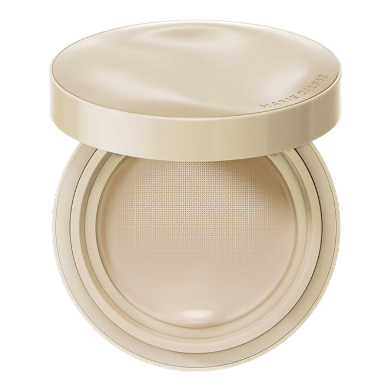 瑪麗黛佳（MARIE DALGAR）種籽氣墊貼膚鎖妝氣墊持妝干皮混干皮粉底液圣誕節(jié)禮物 【黃一白推W01】皚霧 (到手45g)