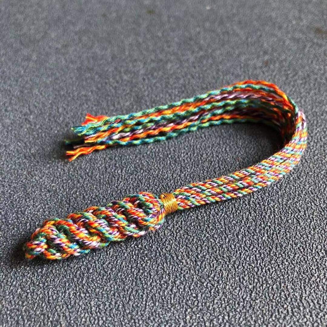 碧允文玩玉米结流苏手工编织穗子个性diy佛珠菩提手链配饰挂件线绳 五