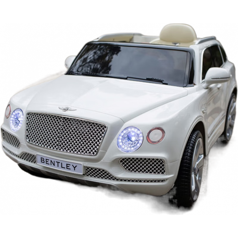 薩瑪特賓利嬰兒童電動(dòng)車四輪寶寶搖擺越野汽車玩具可坐人小孩高端遙控車 白色賓利/遙控/藍(lán)牙新中控/避震/ 電力驅(qū)動(dòng)